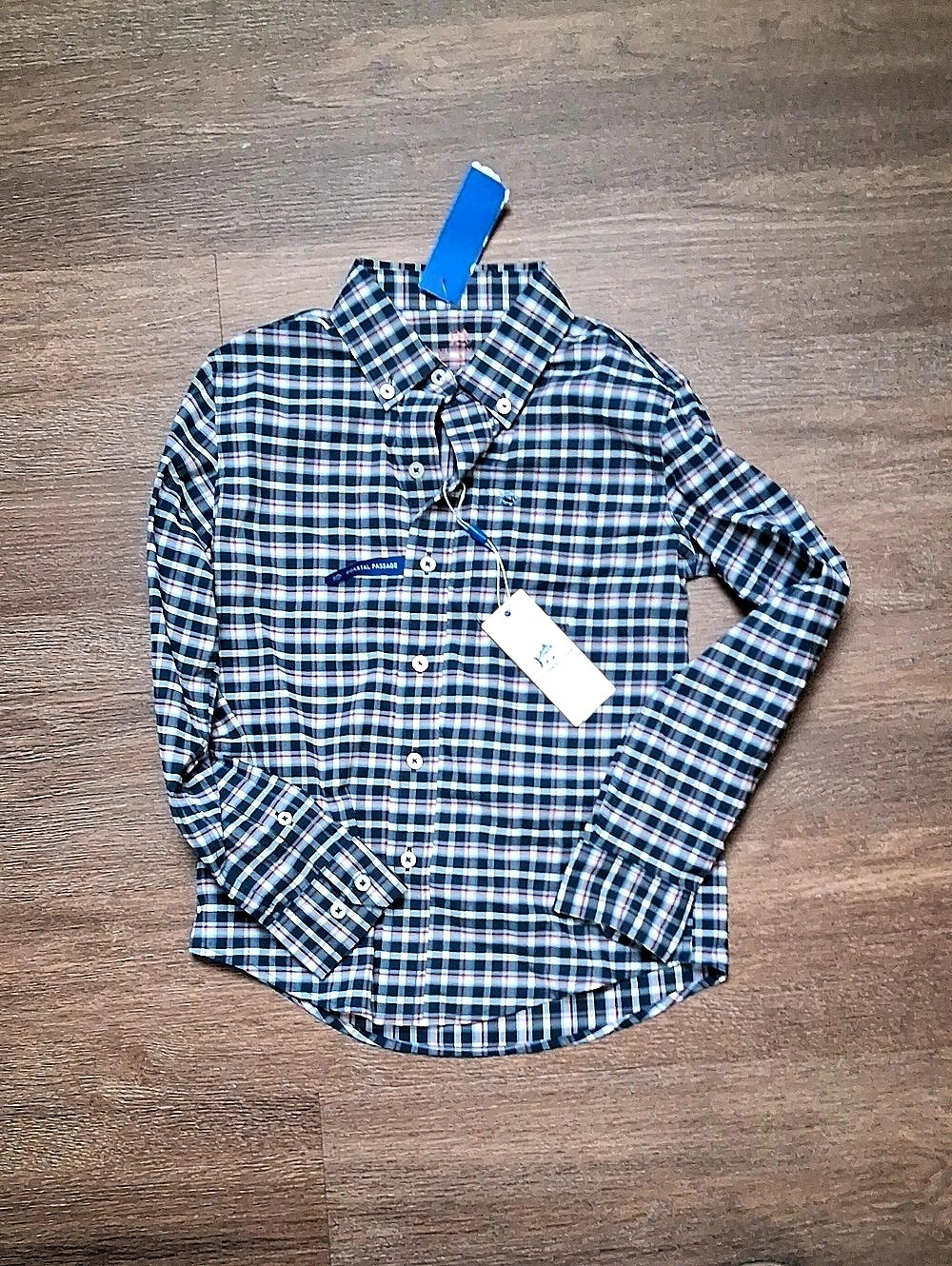 Southern Tide Coastal Passage Plaid Sport Shirt Size Small